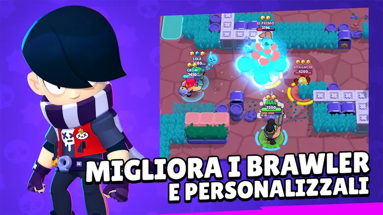 Screenshot ufficiale di gameplay Brawl Stars